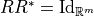 R R^* = \mathrm{Id}_{\mathbb{R}^m}
