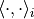 \langle \cdot, \cdot\rangle_i