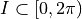 I \subset [0, 2\pi)