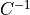 C^{-1}