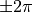 \pm 2\pi