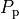 P_{\mathrm{p}}