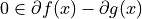 0 \in \partial f(x) -
\partial g(x)